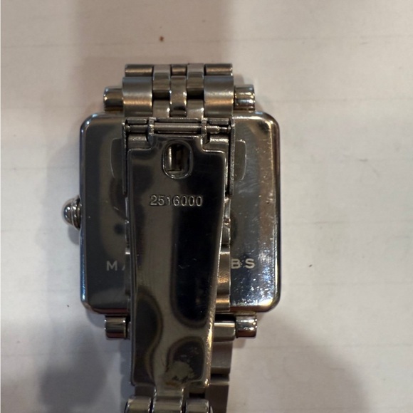 Marc Jacobs Silver and Blue Watch, MJ3570 - Picture 4 of 5